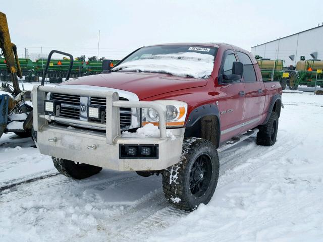 3D7LX39CX6G237905 - 2006 DODGE RAM 3500 RED photo 2