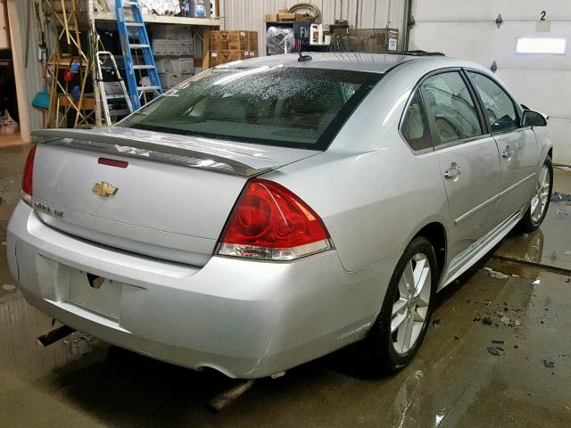 2G1WC5E35C1197203 - 2012 CHEVROLET IMPALA LTZ SILVER photo 4