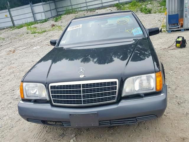 WDBGA51E1NA036895 - 1992 MERCEDES-BENZ 500 SEL BLACK photo 9