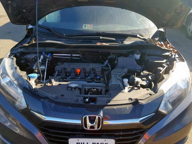 3CZRU6H76GM765103 - 2016 HONDA HR-V EXL GRAY photo 7