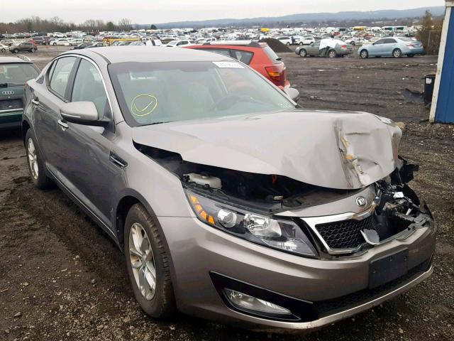 5XXGM4A78DG166695 - 2013 KIA OPTIMA LX GRAY photo 1