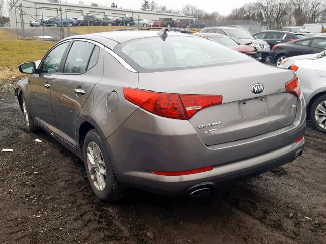 5XXGM4A78DG166695 - 2013 KIA OPTIMA LX GRAY photo 3