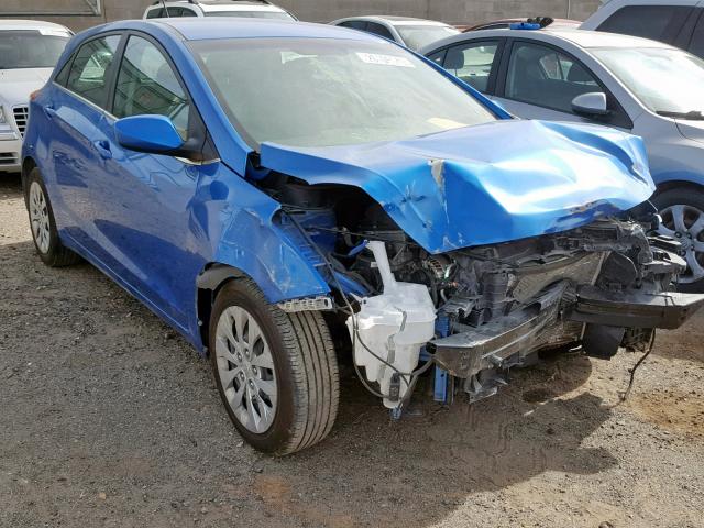 KMHD35LH3HU369314 - 2017 HYUNDAI ELANTRA GT BLUE photo 1