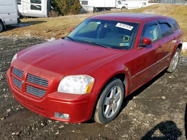 2D4GZ47V86H443176 - 2006 DODGE MAGNUM SXT RED photo 2