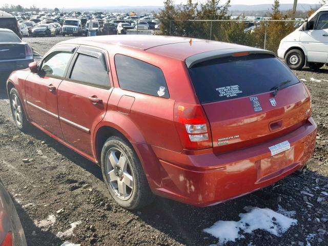 2D4GZ47V86H443176 - 2006 DODGE MAGNUM SXT RED photo 3