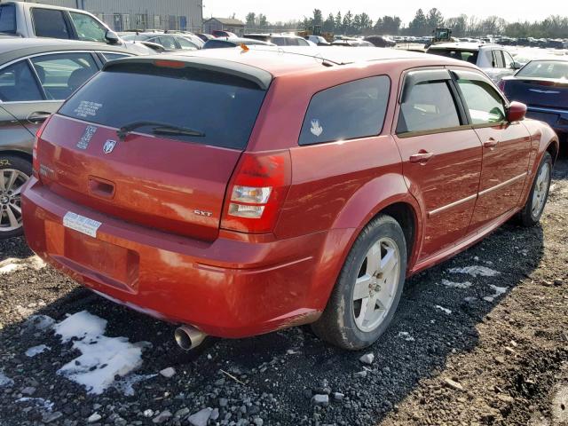 2D4GZ47V86H443176 - 2006 DODGE MAGNUM SXT RED photo 4