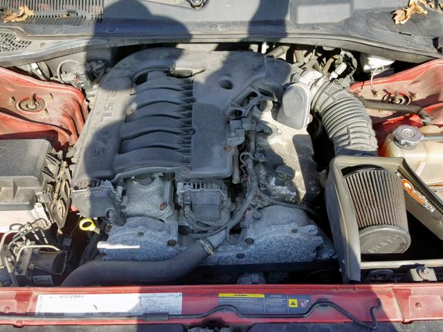 2D4GZ47V86H443176 - 2006 DODGE MAGNUM SXT RED photo 7