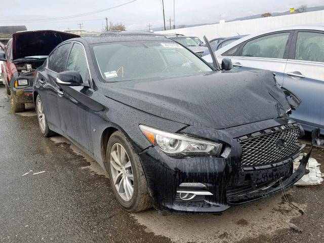 JN1BV7APXEM685643 - 2014 INFINITI Q50 BASE BLACK photo 1