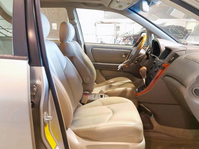 JTJHF10U410185274 - 2001 LEXUS RX 300 GOLD photo 5