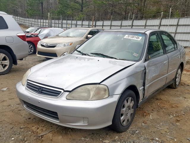 2HGEJ6613XH511389 - 1999 HONDA CIVIC BASE 银色 照片 2