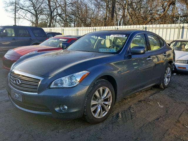 JN1BY1AR6CM392261 - 2012 INFINITI M37 X GRAY photo 2