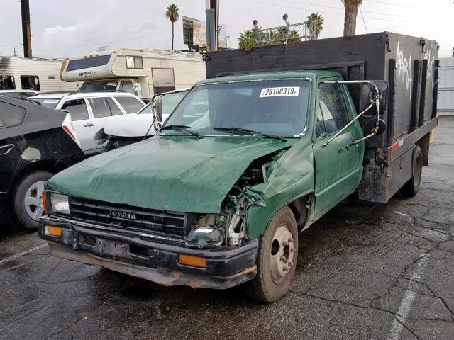 JT5RN75U2H0014163 - 1987 TOYOTA PICKUP CAB GREEN photo 2