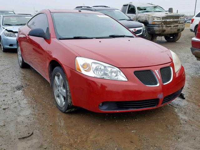 1G2ZH18N574224619 - 2007 PONTIAC G6 GT RED photo 1