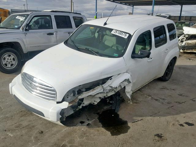 3GNCA13B49S612924 - 2009 CHEVROLET HHR LS WHITE photo 2