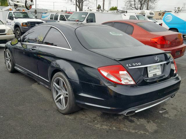 WDDEJ71X38A013604 - 2008 MERCEDES-BENZ CL 550 BLACK photo 3