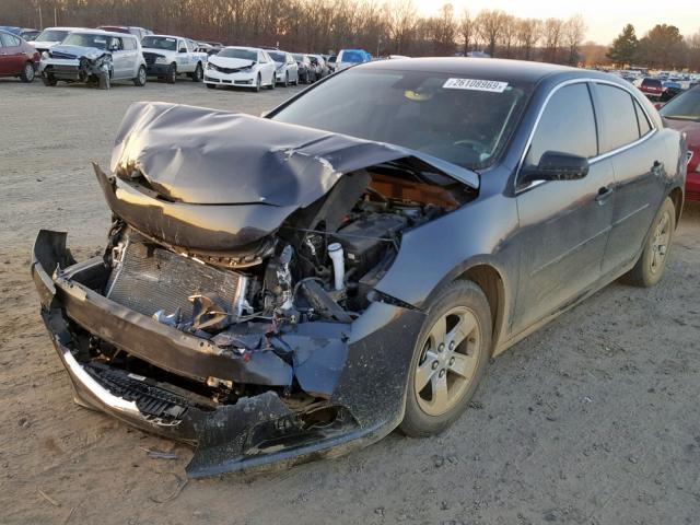 1G11B5SL2EF127977 - 2014 CHEVROLET MALIBU LS BLACK photo 2