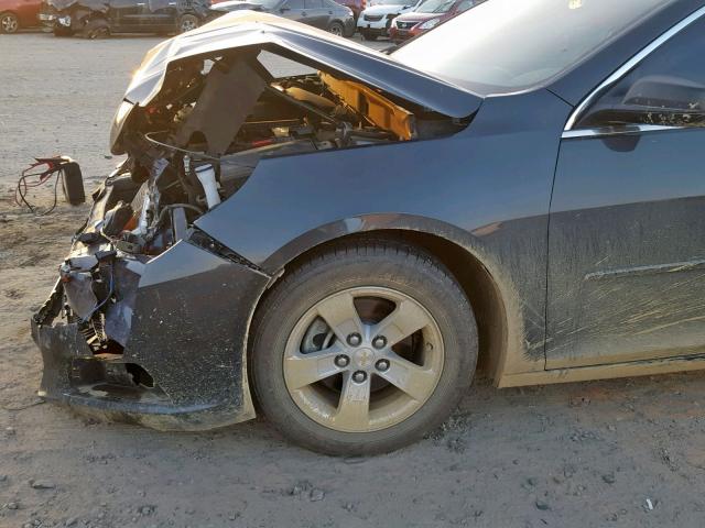1G11B5SL2EF127977 - 2014 CHEVROLET MALIBU LS BLACK photo 9