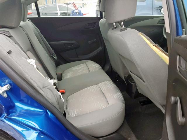 1G1JB5SH3H4176357 - 2017 CHEVROLET SONIC LS BLUE photo 6