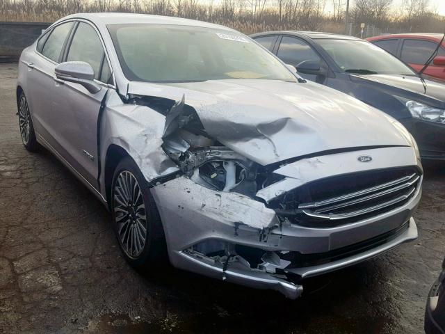 3FA6P0RU3JR219019 - 2018 FORD FUSION TIT SILVER photo 1