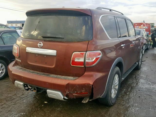 JN8AY2NC1H9507481 - 2017 NISSAN ARMADA SV BROWN photo 4