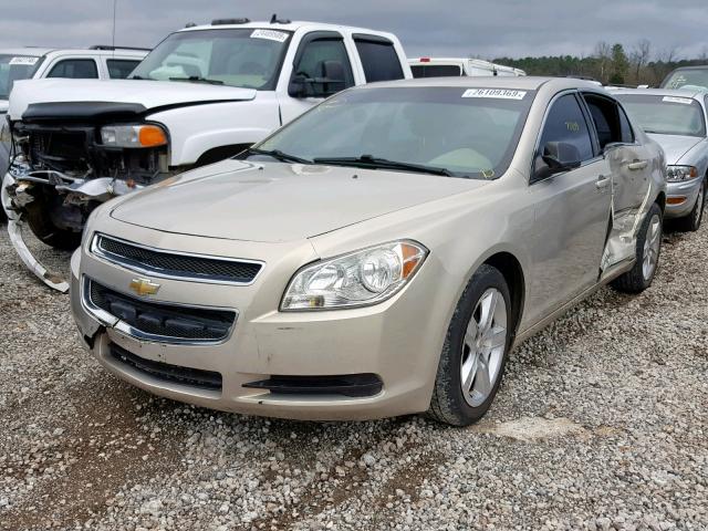 1G1ZB5E08CF196223 - 2012 CHEVROLET MALIBU LS GOLD photo 2