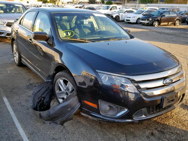 3FAHP0KC6BR319689 - 2011 FORD FUSION SPO BLACK photo 1