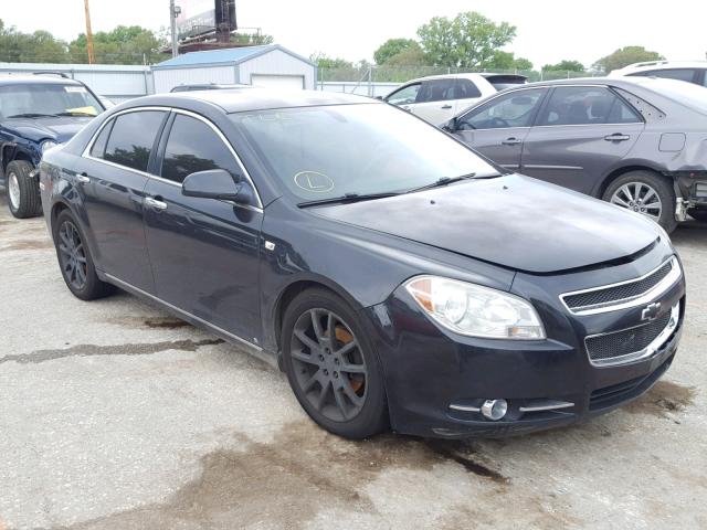 1G1ZK577384252484 - 2008 CHEVROLET MALIBU LTZ BLACK photo 1