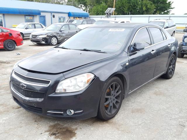 1G1ZK577384252484 - 2008 CHEVROLET MALIBU LTZ BLACK photo 2