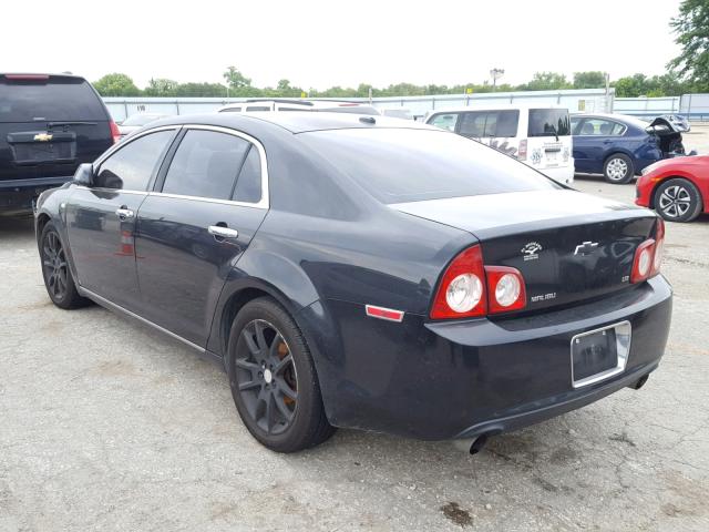 1G1ZK577384252484 - 2008 CHEVROLET MALIBU LTZ BLACK photo 3