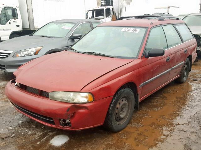 4S3BK635XS7358231 - 1995 SUBARU LEGACY L/O RED photo 2