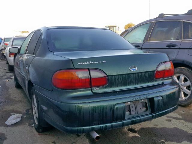 1G1NE52J32M702053 - 2002 CHEVROLET MALIBU LS GREEN photo 3