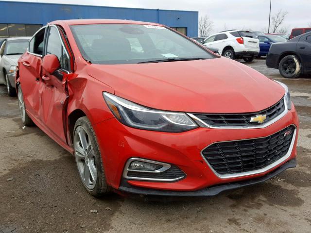 1G1BG5SM5G7306994 - 2016 CHEVROLET CRUZE PREM RED photo 1