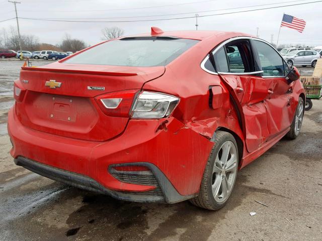 1G1BG5SM5G7306994 - 2016 CHEVROLET CRUZE PREM RED photo 4