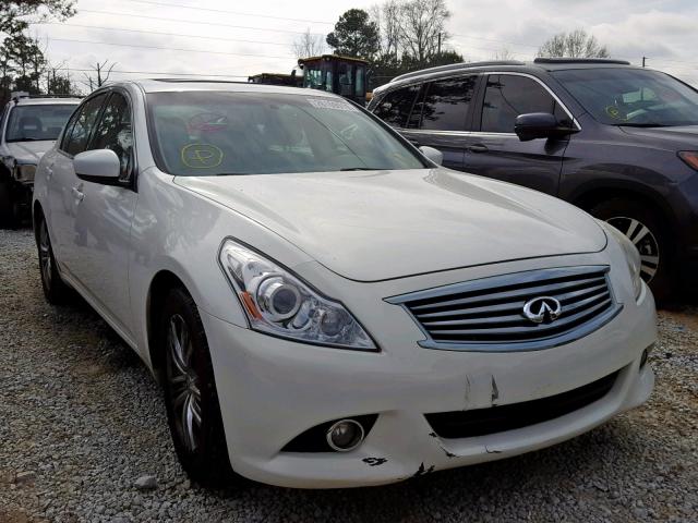 JN1DV6AP5BM831445 - 2011 INFINITI G25 BASE WHITE photo 1