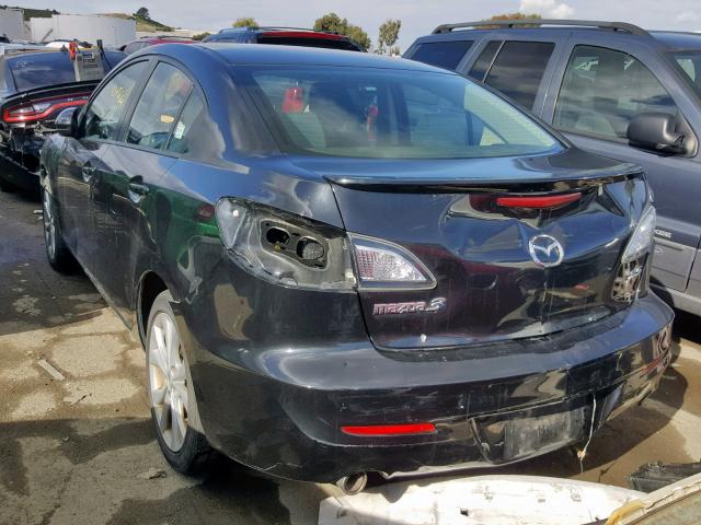 JM1BL1U65B1421391 - 2011 MAZDA 3 S BLACK photo 3