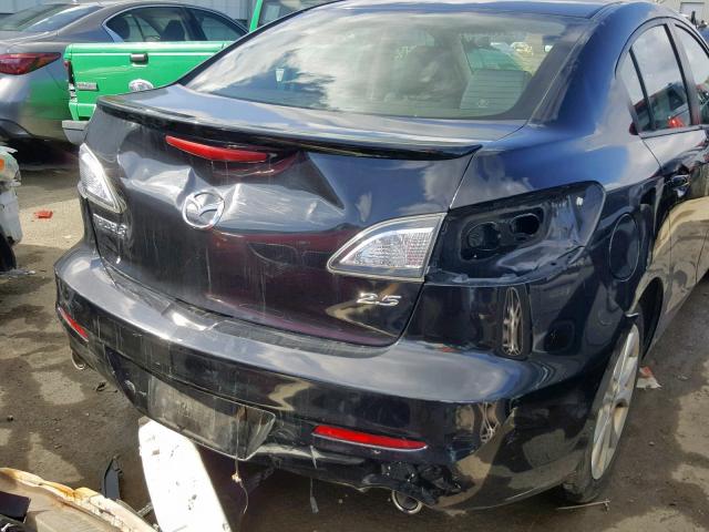 JM1BL1U65B1421391 - 2011 MAZDA 3 S BLACK photo 9