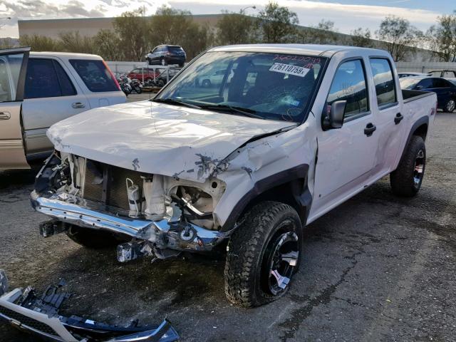 1GCDT13E478215785 - 2007 CHEVROLET COLORADO WHITE photo 2