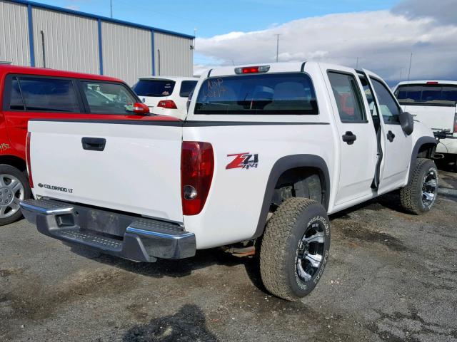 1GCDT13E478215785 - 2007 CHEVROLET COLORADO WHITE photo 4