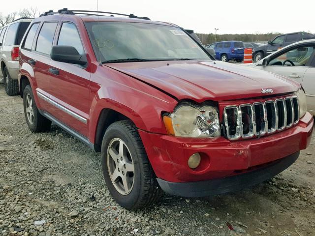 1J4HR48N55C679165 - 2005 JEEP GRAND CHER RED photo 1