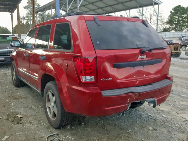 1J4HR48N55C679165 - 2005 JEEP GRAND CHER RED photo 3