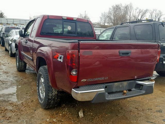1GCDT49E888192943 - 2008 CHEVROLET COLORADO L MAROON photo 3