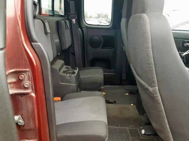 1GCDT49E888192943 - 2008 CHEVROLET COLORADO L MAROON photo 6