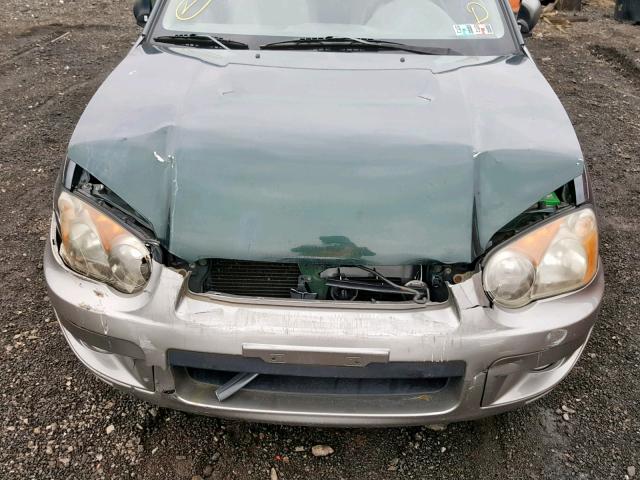 JF1GG68514H817360 - 2004 SUBARU IMPREZA OU GREEN photo 9