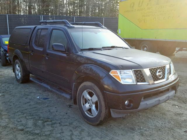 1N6AD09W67C451780 - 2007 NISSAN FRONTIER C BLACK photo 1