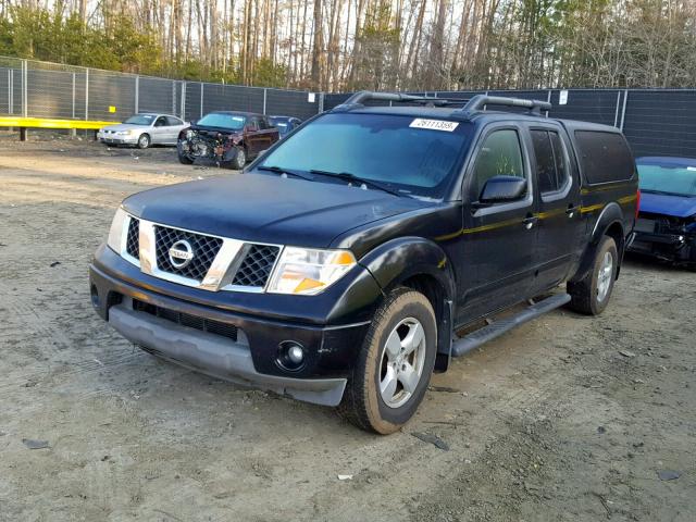 1N6AD09W67C451780 - 2007 NISSAN FRONTIER C BLACK photo 2