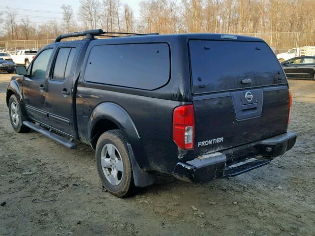 1N6AD09W67C451780 - 2007 NISSAN FRONTIER C BLACK photo 3