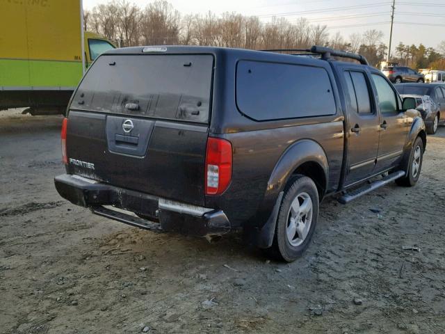 1N6AD09W67C451780 - 2007 NISSAN FRONTIER C BLACK photo 4