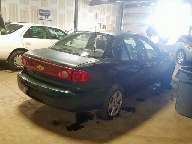 1G1JF52FX47333006 - 2004 CHEVROLET CAVALIER L GREEN photo 4