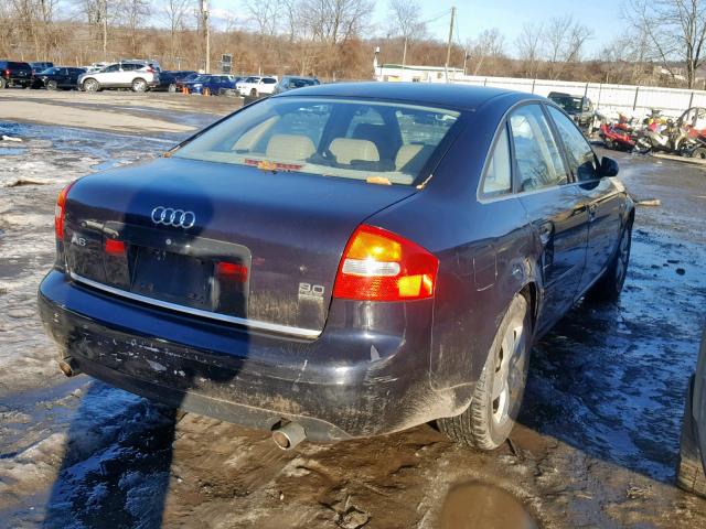 WAULT64B93N051049 - 2003 AUDI A6 3.0 QUA BLUE photo 4