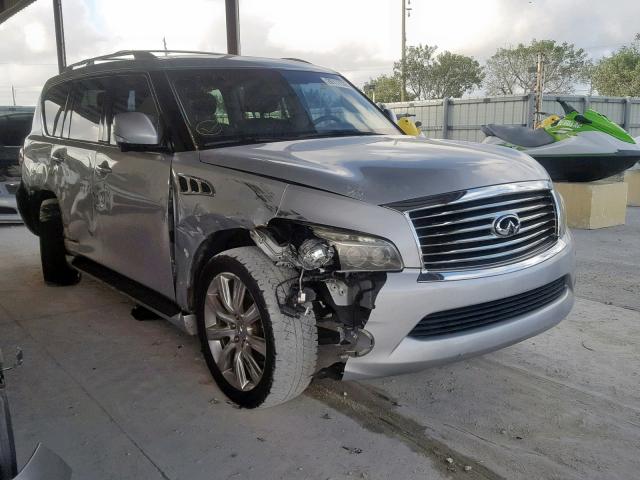 JN8AZ2NF1B9503073 - 2011 INFINITI QX56 SILVER photo 1